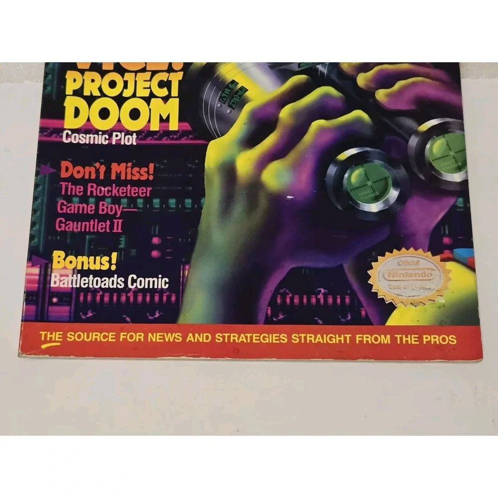 Nintendo Power Magazine Volume 24 Vice Project Doom w/ Disney's Talespin Poster